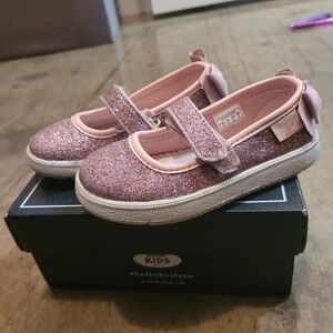 Dr. Schols Glittery Pink Kids Shoes